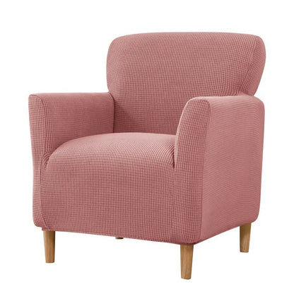 Housse Fauteuil Universelle Moderne avec Tissu en Grain de Maïs sur fond blanc
