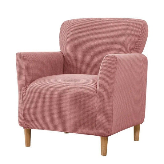 Housse Fauteuil Universelle Moderne avec Tissu en Grain de Maïs sur fond blanc