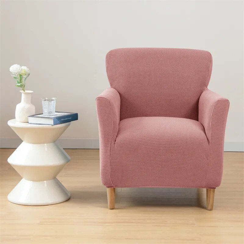 Housse Fauteuil Universelle Moderne avec Tissu en Grain de Maïs