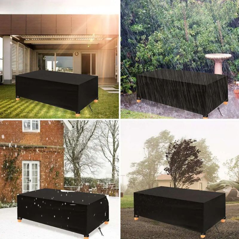 Housse de Protection Salon de Jardin 123 x 123 x 74 cm Toutes Saisons