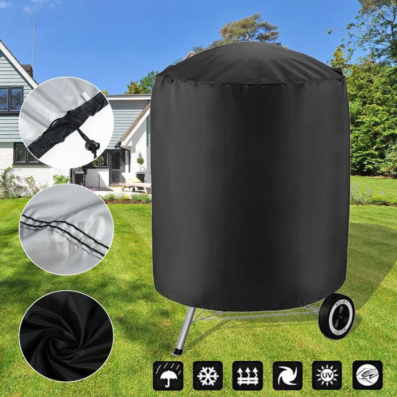 Housse de Protection Ronde pour Barbecue 73 x 71 cm