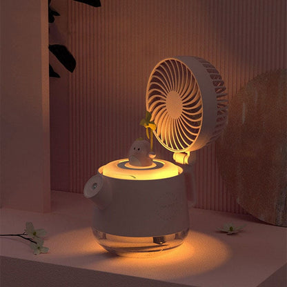 Humidificateur bébé 4en1 rechargeable avec veilleuse - ECCO