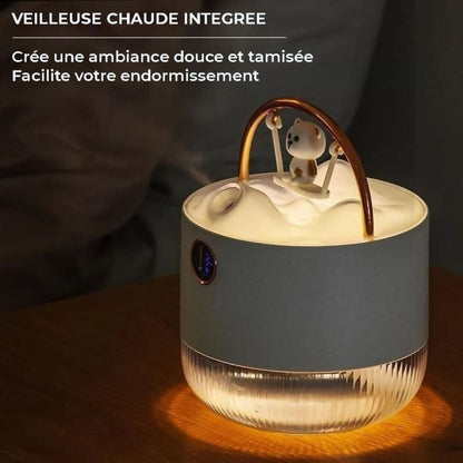 Humidificateur d'air 2en1 indicateur de charge - HYDRY