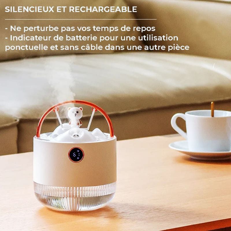 Humidificateur d'air 2en1 indicateur de charge - HYDRY