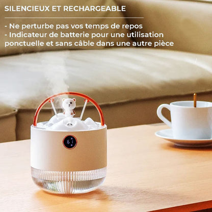 Humidificateur d'air 2en1 indicateur de charge - HYDRY