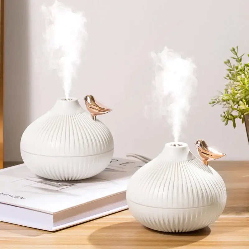 Humidificateur d'air 2en1 veilleuse  chaude et diffuseur HE - ZENEO