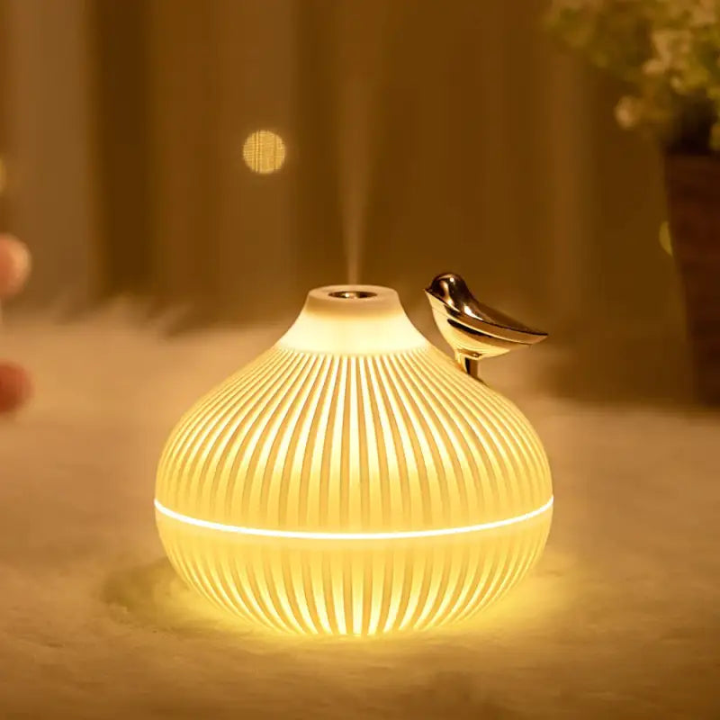 Humidificateur d'air 2en1 veilleuse  chaude et diffuseur HE - ZENEO