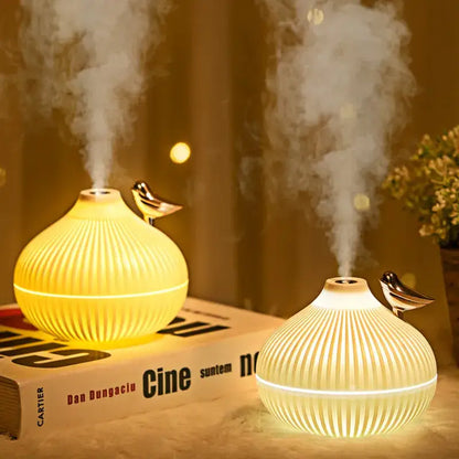 Humidificateur d'air 2en1 veilleuse  chaude et diffuseur HE - ZENEO