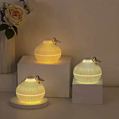 Humidificateur d'air 2en1 veilleuse  chaude et diffuseur HE - ZENEO