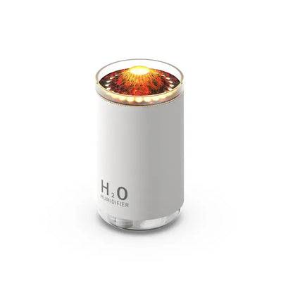 Humidificateur d'air 2en1 veilleuse chaude volcanique - RAKI