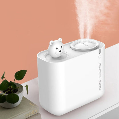 Humidificateur d'air 3L double pulvérisation rétroéclairée - BEAR