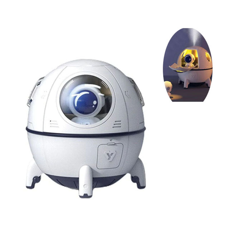 Humidificateur d’air aérospatial pour chambre - ARIANE / humidificateur d'air avec veilleuse originale en forme de fusée