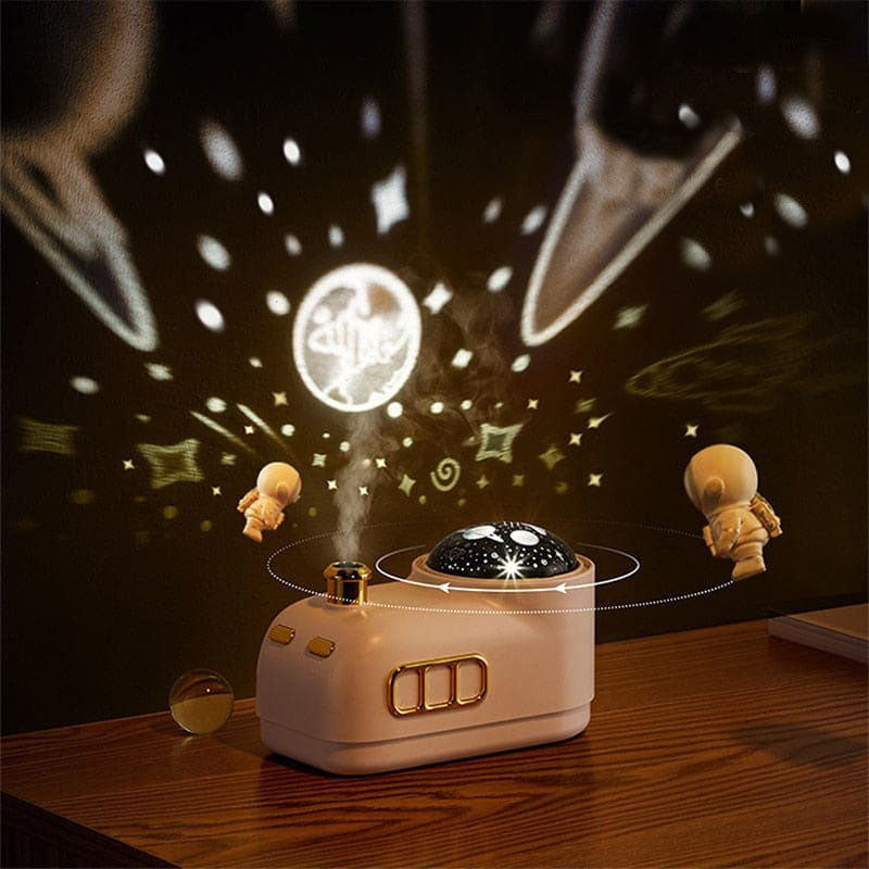 Humidificateur d’air bébé train vintage - LOCO / humidificateurs d'air projection lumineuse pour enfant