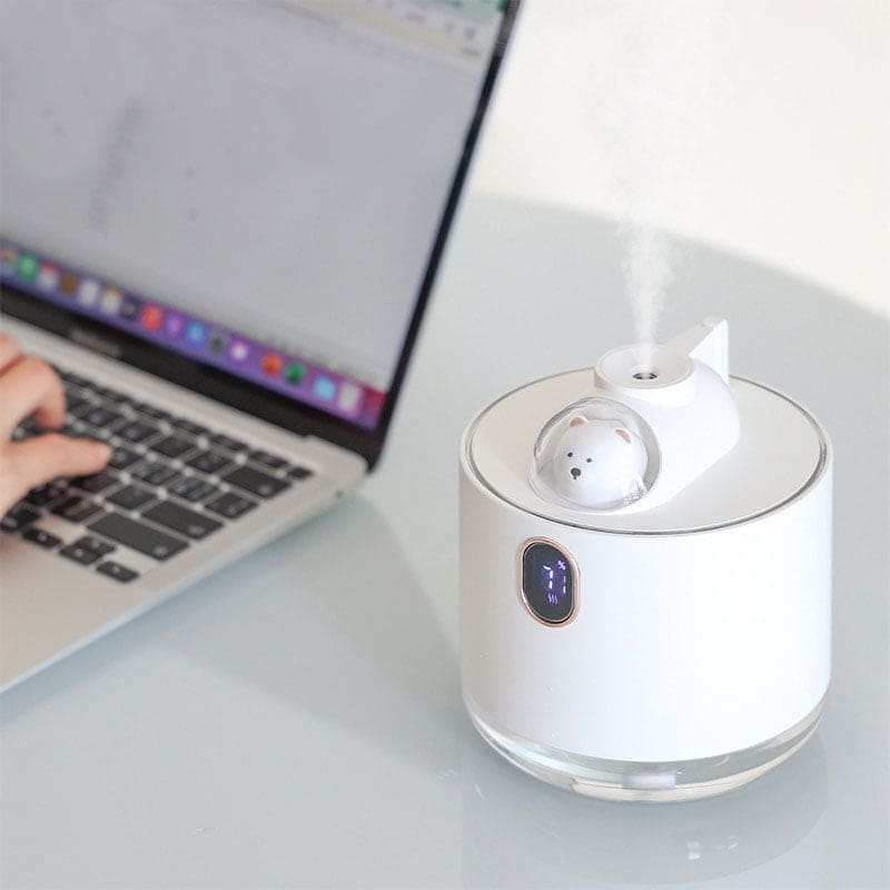 Humidificateur d'air de bureau rechargeable 500ml - PEPSY