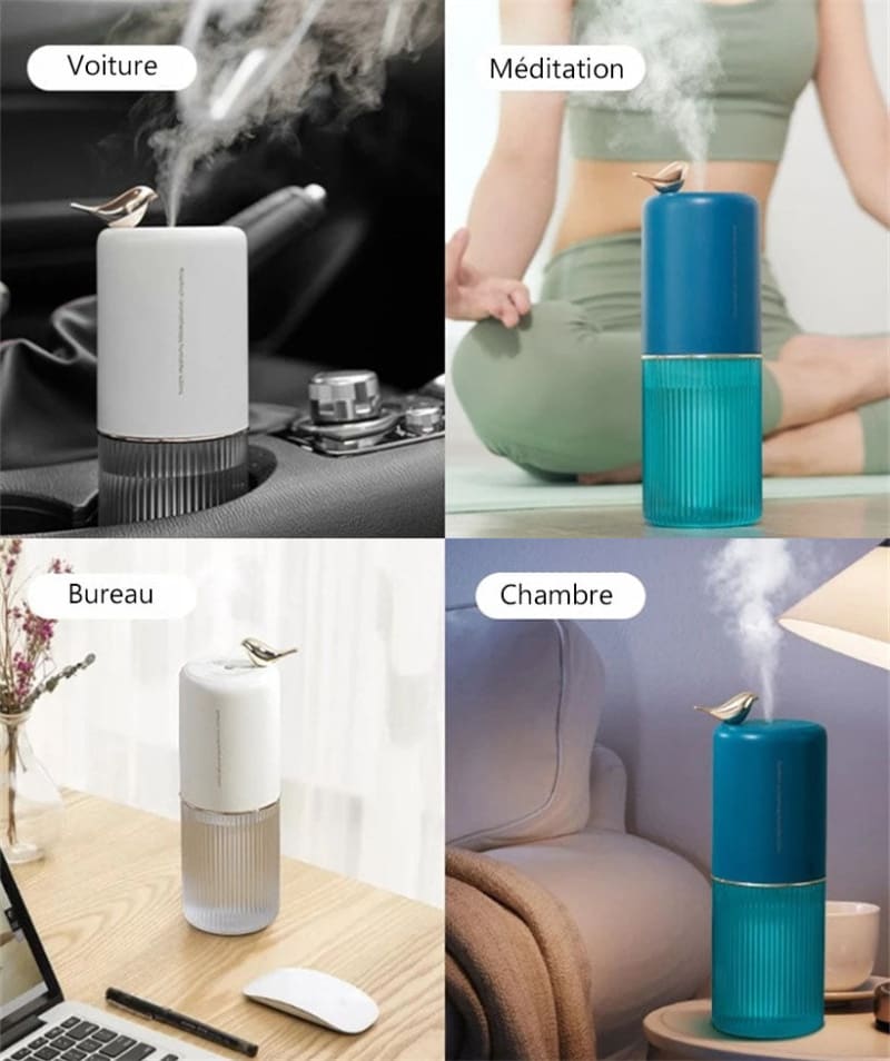 Humidificateur d'air de bureau rechargeable - COLI