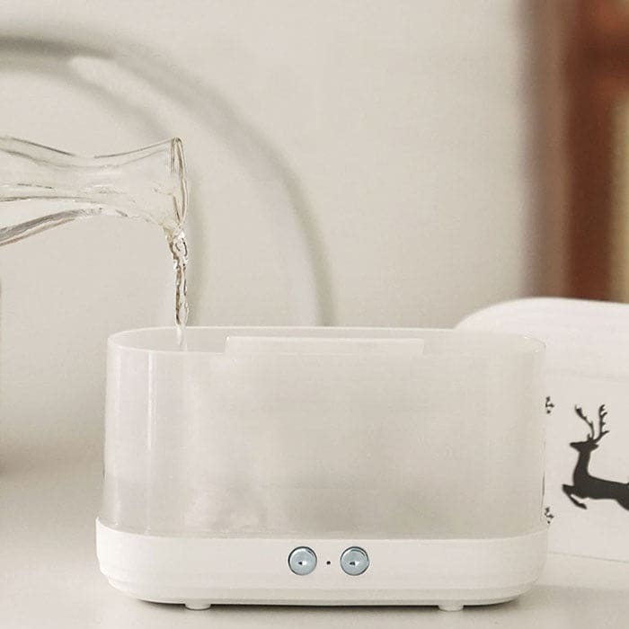 Humidificateur d'air décoratif spécial Noël effet de flamme - RENNA