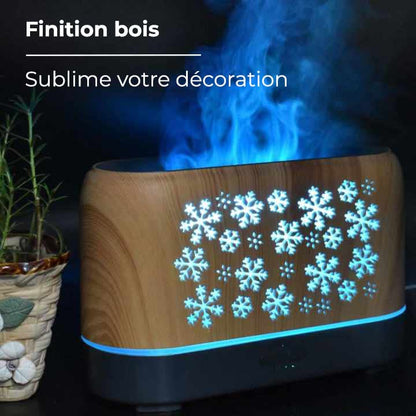 Humidificateur d'air design hiver effet de flammes - NEBOA