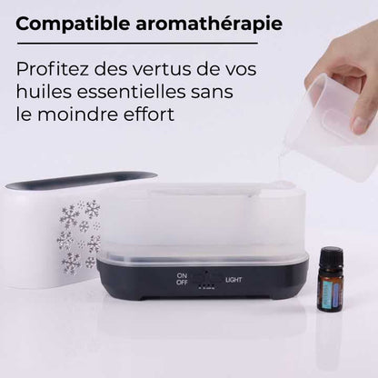 Humidificateur d'air design hiver effet de flammes - NEBOA