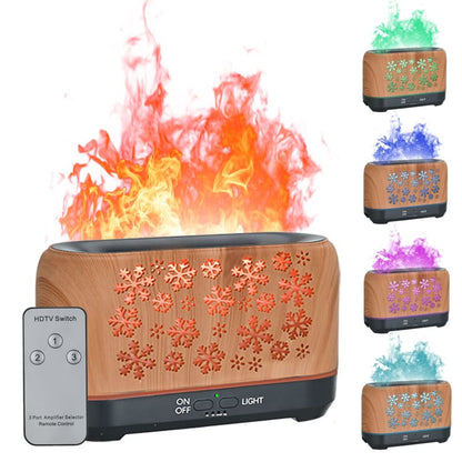 Humidificateur d'air design hiver effet de flammes - NEBOA