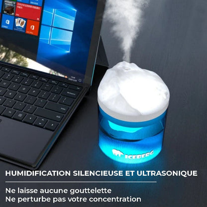 Humidificateur d'air design iceberg - HYGROZA
