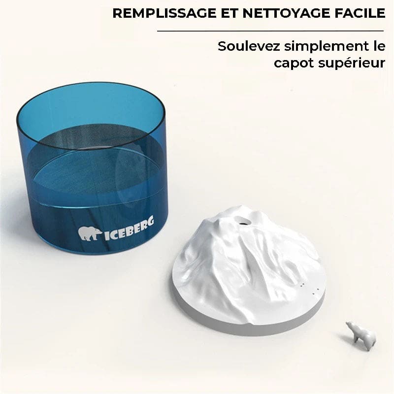 Humidificateur d'air design iceberg - HYGROZA