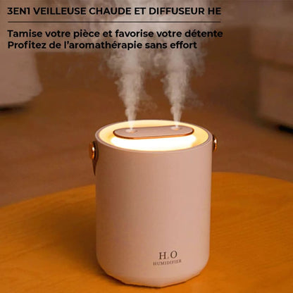 Humidificateur d'air double buse 1200ml - BRUMEA