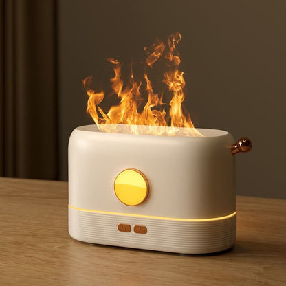 Humidificateur d’air effet flammes diffuseur HE - SONA / humidificateur d'air et diffuseur d'huiles essentielles avec effets de flammes