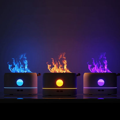 Humidificateur d'air effet flammes diffuseur HE - SONA