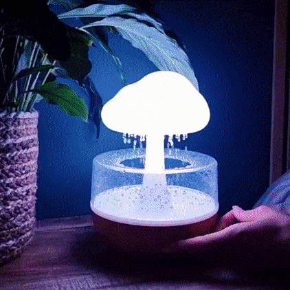 Humidificateur diffuseur huile essentielle fontaine effet pluie - MOOD