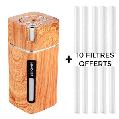 Humidificateur d'air finition bois naturel - BUZZ