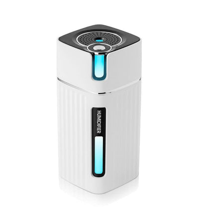 Petit humidificateur d'air finition bois blanc