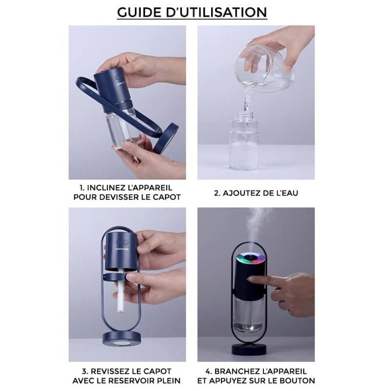 Humidificateur d'air maison incurvable - ABYS