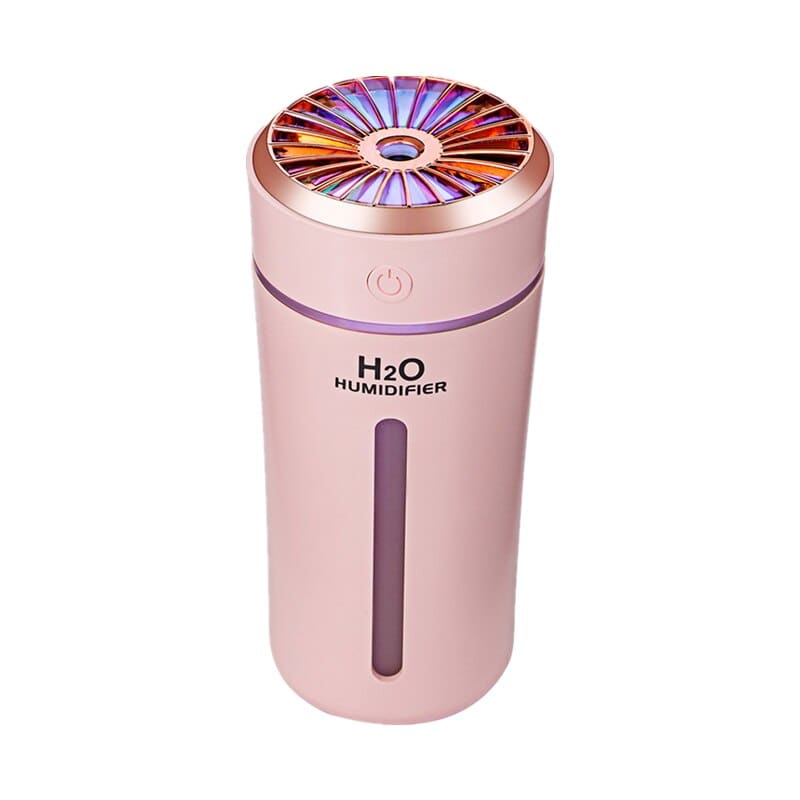 Humidificateur d’air pour véhicule et bureau - STAN / humidificateur d'air rose silencieux
