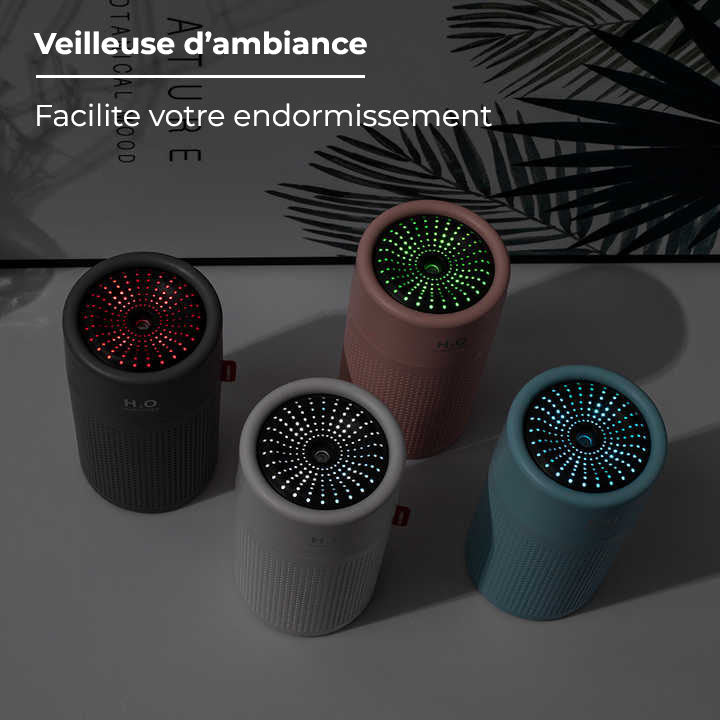 Humidificateur d'air rechargeable grande capacité - PAPHOS