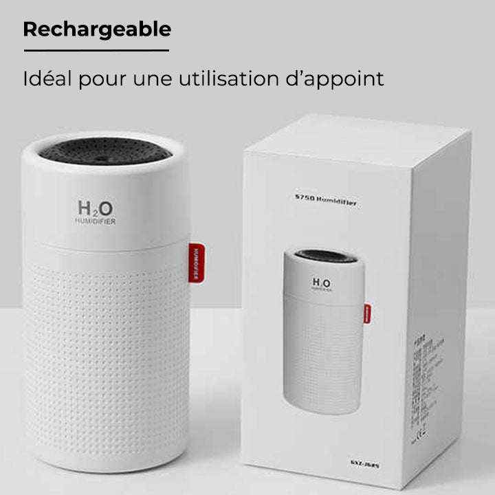 Humidificateur d'air rechargeable grande capacité - PAPHOS