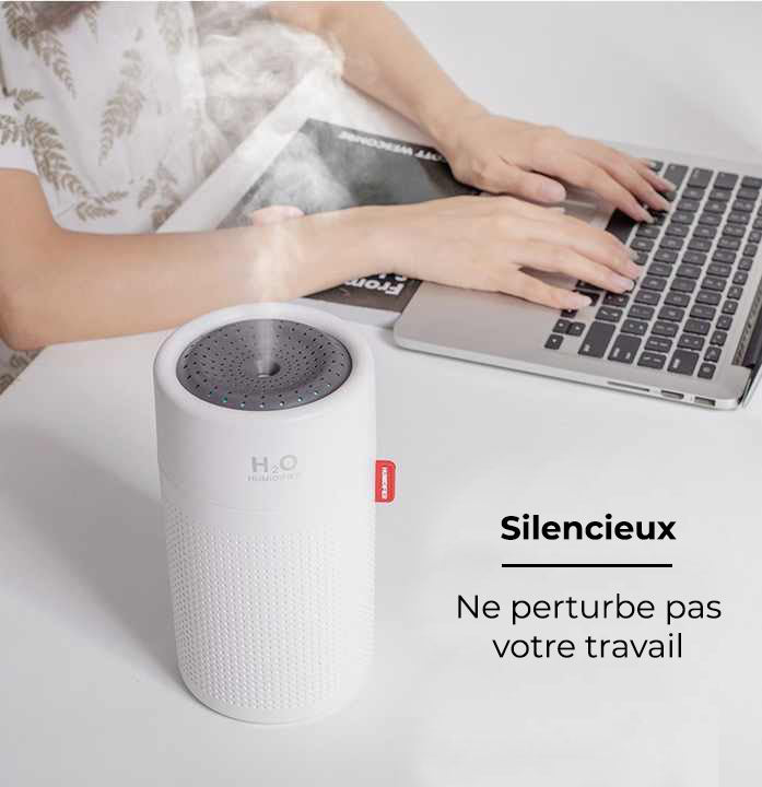 Humidificateur d'air rechargeable grande capacité - PAPHOS