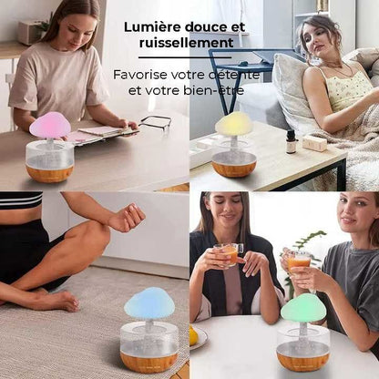Humidificateur diffuseur huile essentielle fontaine effet pluie - MOOD