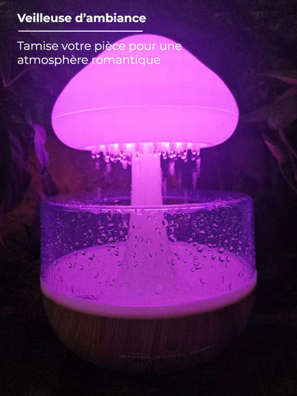 Humidificateur diffuseur huile essentielle fontaine effet pluie - MOOD