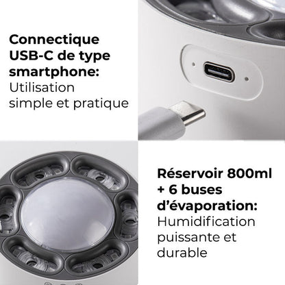 Humidificateur d'air à brumisation dynamique - SANA