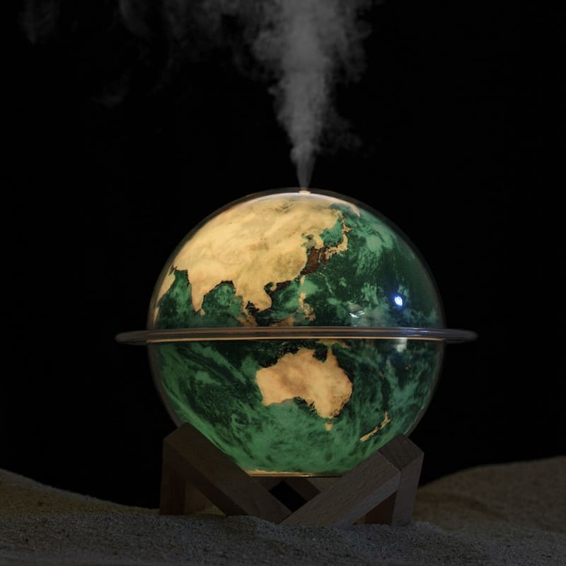 Humidificateur d'air silencieux design planète - EXO