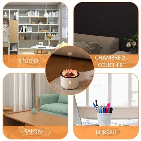 Humidificateur diffuseur huile essentielle par brumisation - POPY