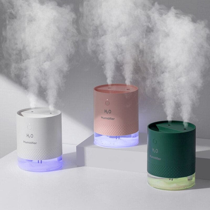 Humidificateur d'air silencieux et rechargeable à double spray - RIMBO