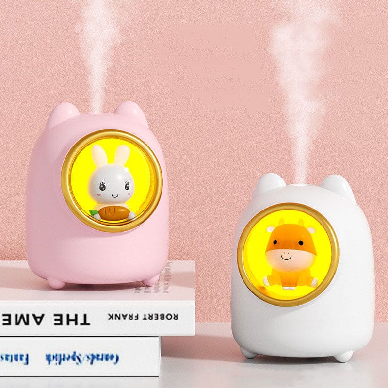 Humidificateur d'air veilleuse bébé 2en1 pour chambre/bureau - DINO