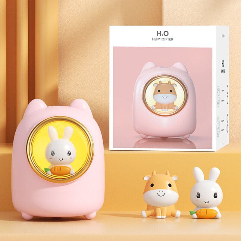 Humidificateur d'air veilleuse bébé 2en1 pour chambre/bureau - DINO
