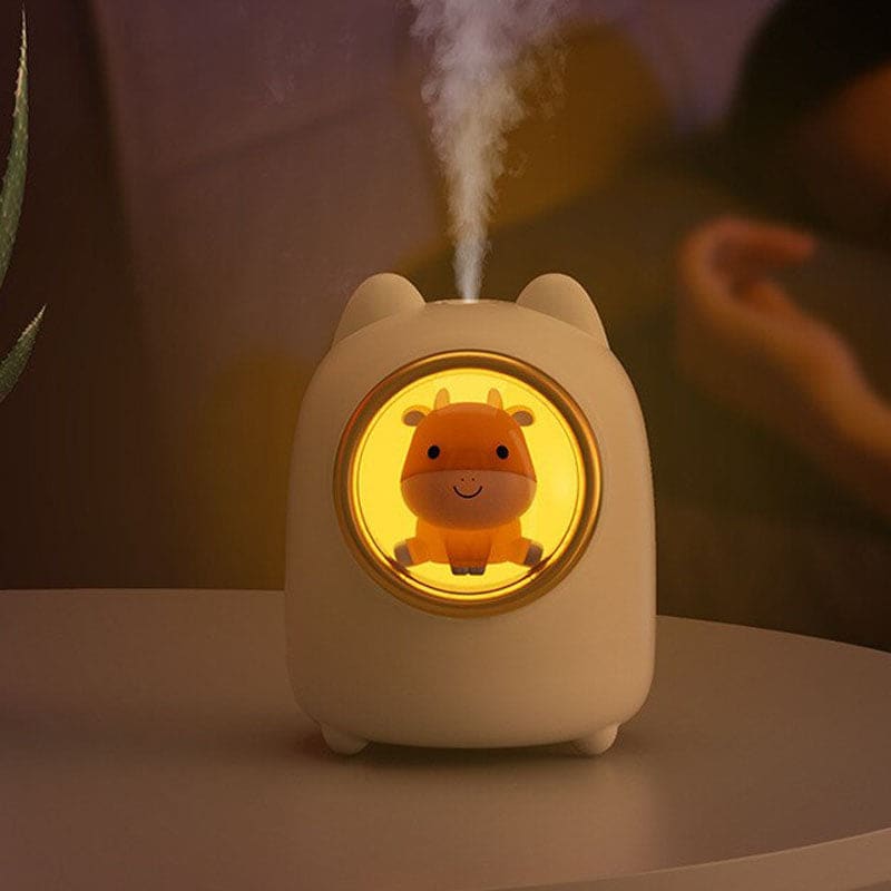 Humidificateur d'air veilleuse bébé 2en1 pour chambre/bureau - DINO