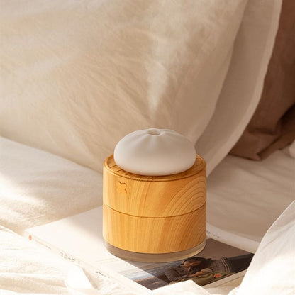 Humidificateur d'air veilleuse finition bois - NESTA