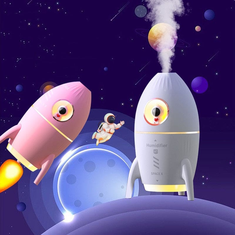 Humidificateur d'air veilleuse fusée spatiale - SPACE X