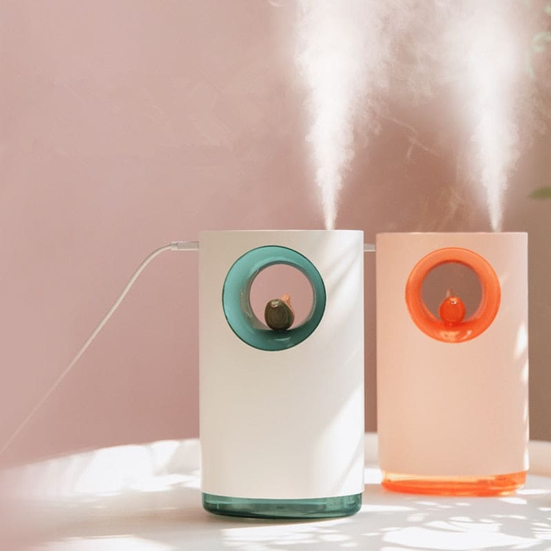 Humidificateur d’air veilleuse musicale chant d’oiseau -