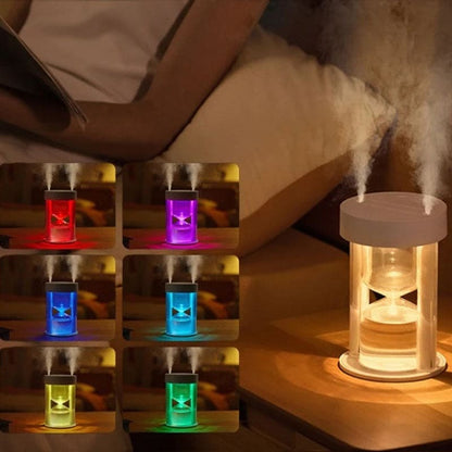 Humidificateur d'air veilleuse sablier 2en1 - JAKA