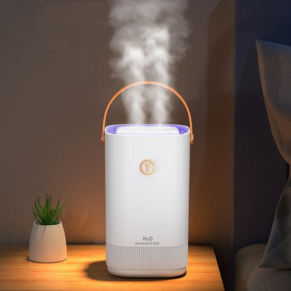 Humidificateur d’air XXL double diffusion 3L - DOLPIO / humidificateur à ultrasons et grand réservoir